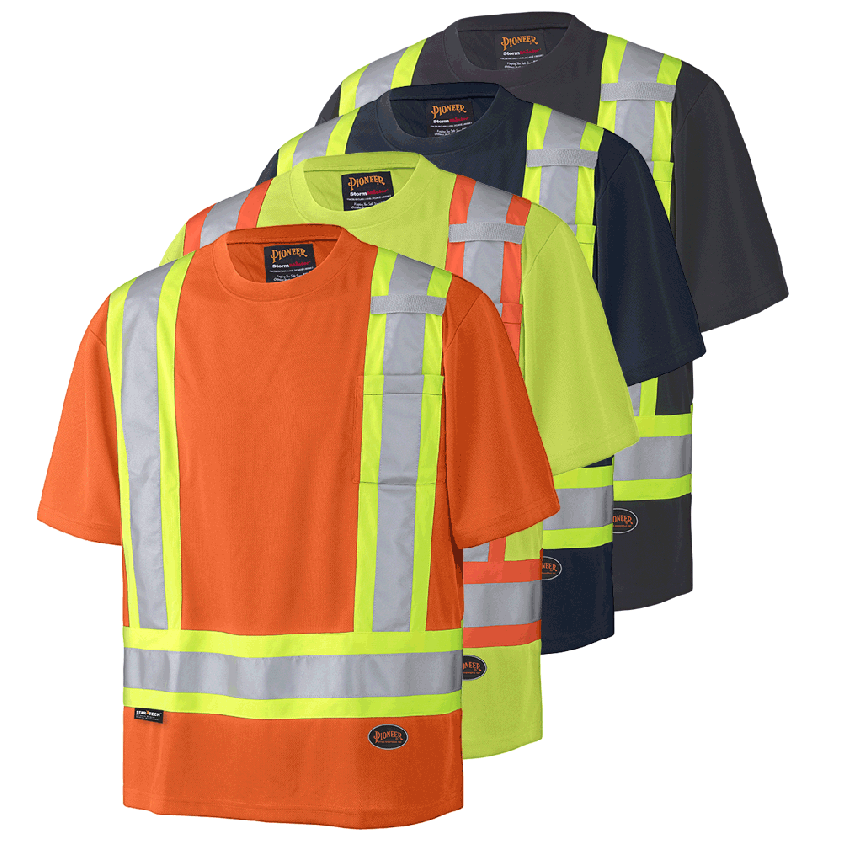 Hi-viz Birdseye Poly Safety T-shirt