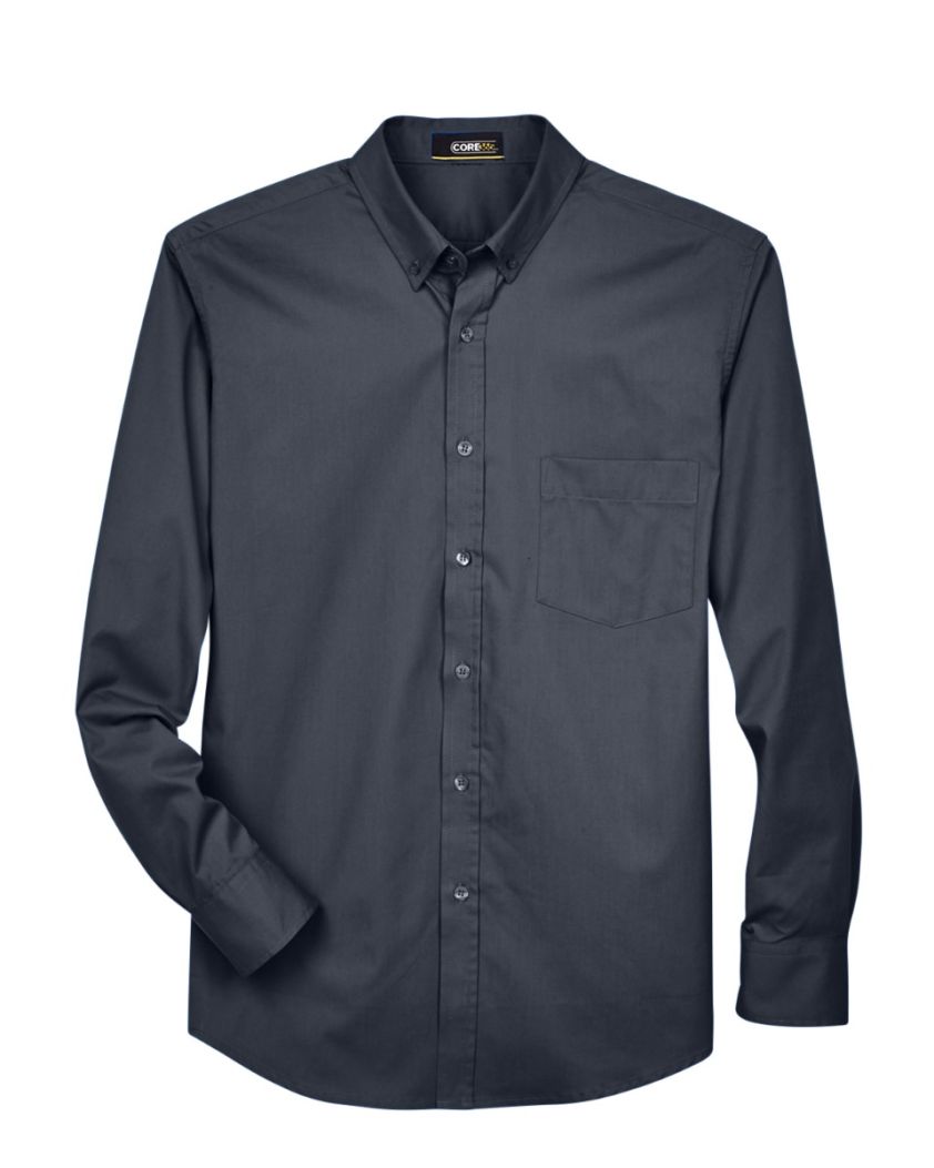Core 365 Men's Operate Long-Sleeve Twill Shirt