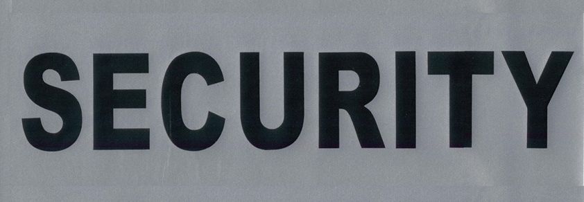 2"H SECURITY Fabric Reflective Patch