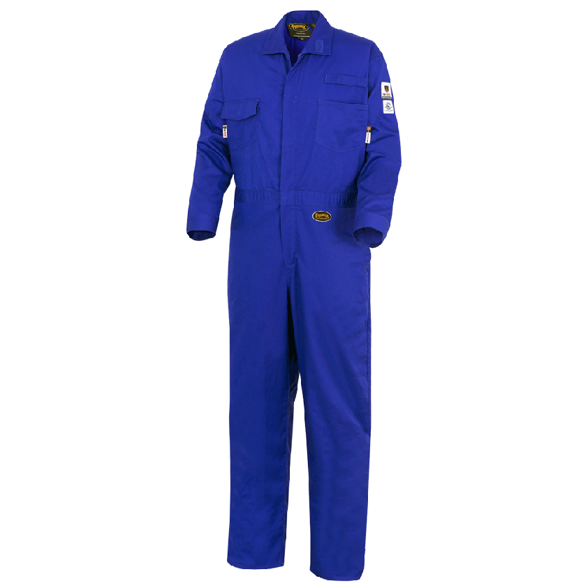 Royal Blue FR-TECH® 88/12 FR Coverall 7 Oz Without Stripe