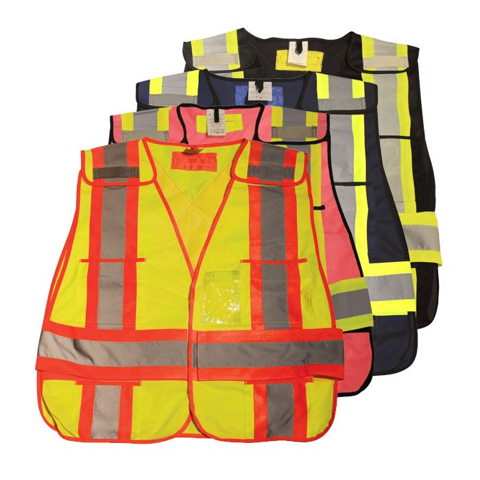 100% Polyester Tear-Away Safety Vest