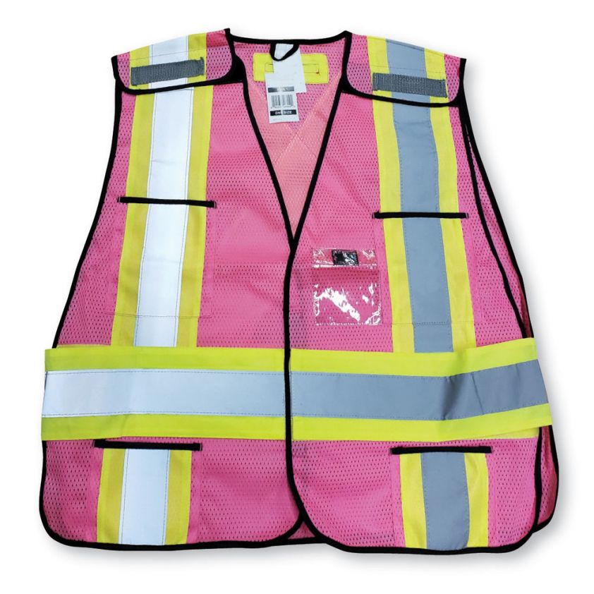 【MASU】23ss popcom spiky vest Forcefield 5-Point Tear-away Hi Vis Mesh Traffic Safety Vest