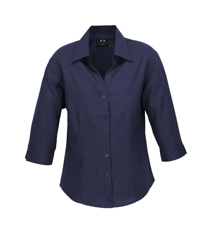Ladies' Plain Oasis 3/4 Sleeve Shirt