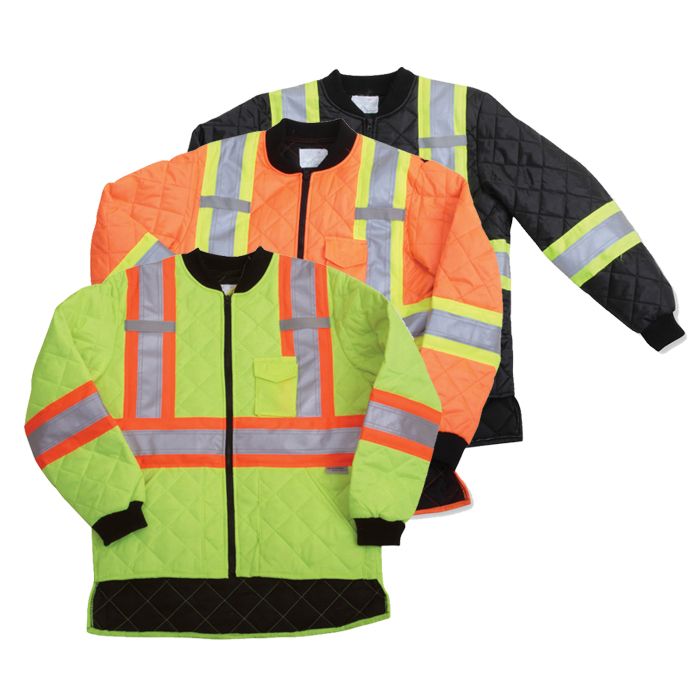 Quilt Polyester Traffic Safety Jacket